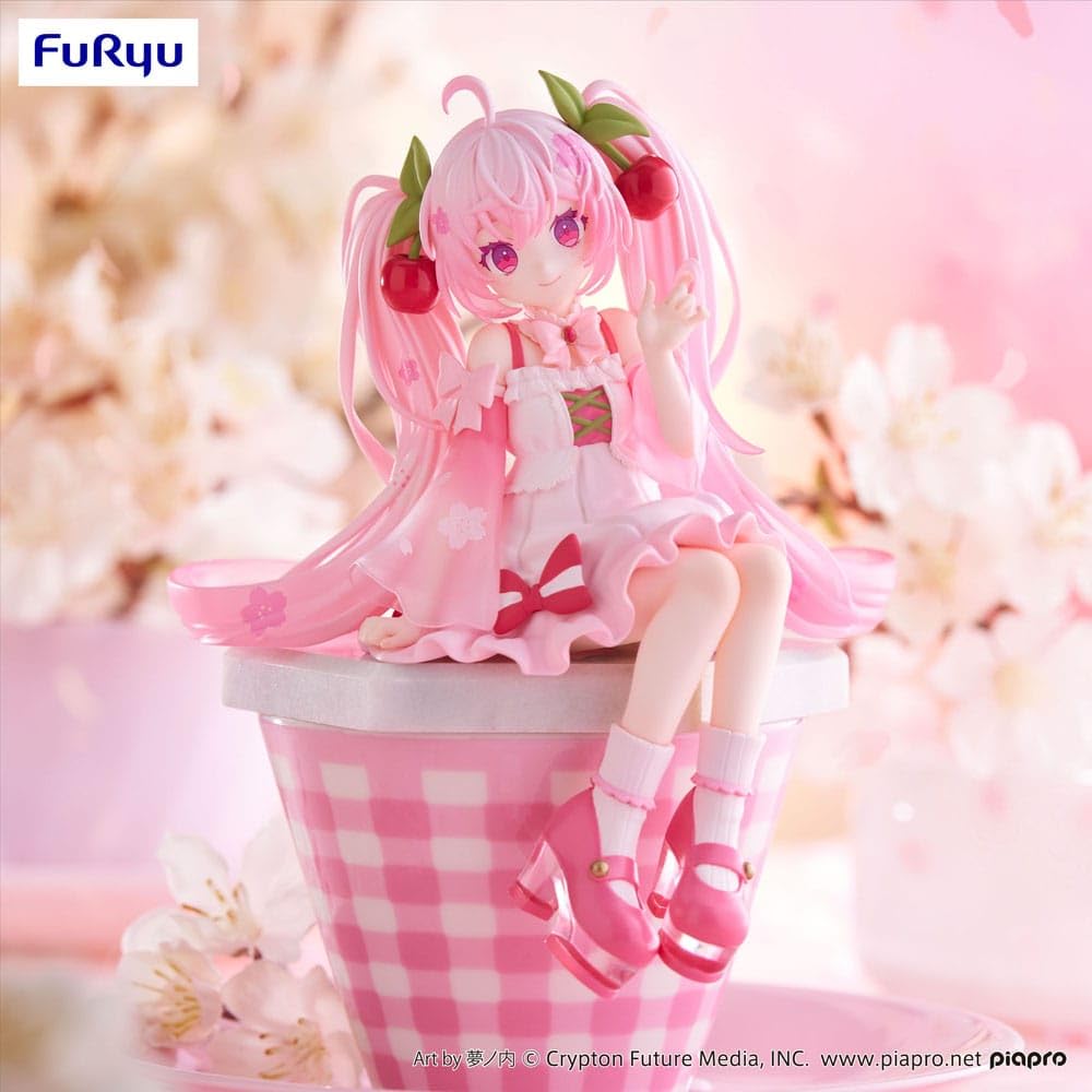 FuRyu - Hatsune Miku - Sakura Miku 2025 Erişte Durdurucu Heykeli